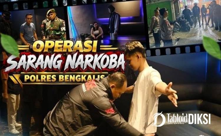 Disisir Tim Gabungan, Pria 52 Tahun Terkejebak Tes Urine di Operasi Sarang Narkoba Bengkalis  ?