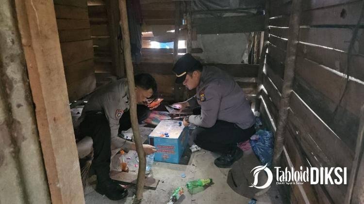 Sapu Bersih Narkoba, Polsek Bangkinang Barat Bongkar Gubuk Misterius di Desa Silam