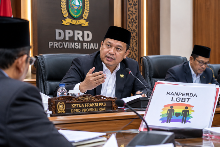 Fraksi PKS Dorong Percepatan Pembahasan Ranperda LGBT di DPRD Riau
