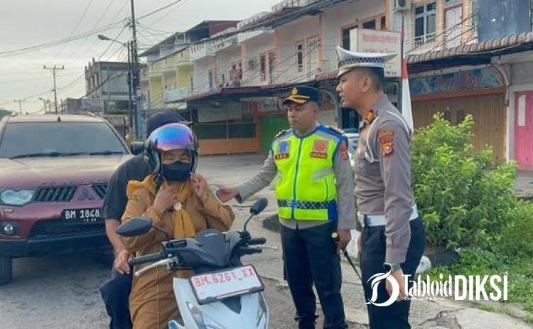 Kapolres Bengkalis Kerahkan Strong Point Pagi demi Keselamatan Pengguna Jalan