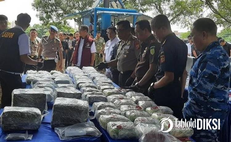 Polda Riau Musnahkan 100,5 Kg Narkoba Jaringan Internasional, 467 Ribu Jiwa Diselamatkan