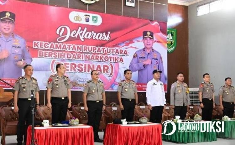 Rupat Utara Deklarasi Perang Narkoba, 100 Paket Bansos Disalurkan