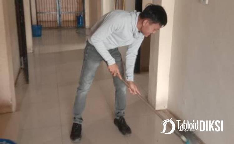 Aksi Bersih-Bersih Mako Polsek Batu Hampar: Pastikan Kantor Polisi Nyaman untuk Masyarakat