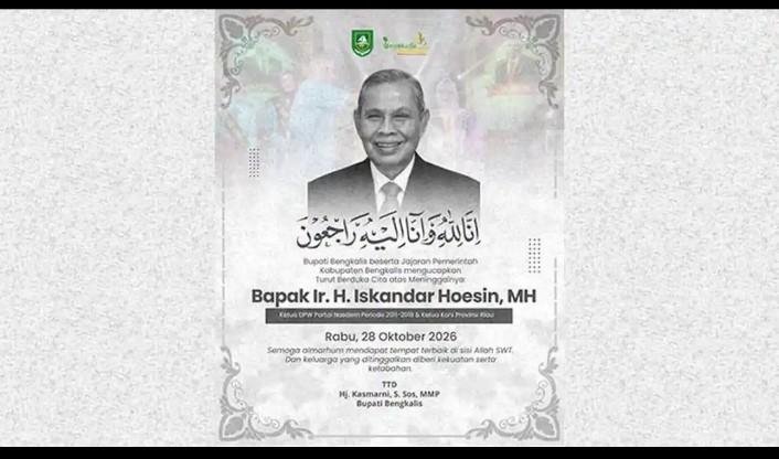 Bupati Kasmarni Sampaikan Belasungkawa atas Wafatnya Iskandar Hoesin