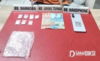 Polisi Bongkar Persembunyian Sabu di Loteng Rumah Sewaan, 7 Paket 16,79 Gram Disita