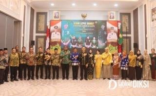 Lepas Sambut Dandim 0313/KPR, Kapolres Kampar Pastikan Sinergi TNI-Polri Berlanjut
