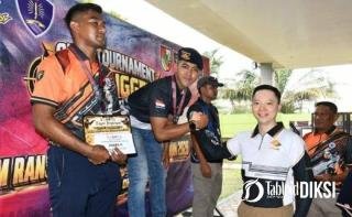 Dansat Brimob Riau Apresiasi Prestasi Penembak, Bripda Rafif Raih Emas di Kejuaraan Pulanggeni