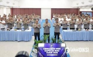 Kapolda Riau Perintahkan Jajaran Petakan Ancaman Sejak Dini, Karhutla hingga Narkoba Jadi Sorotan