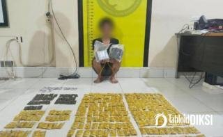 Jadi Tempat Penampungan Narkoba Luar Negeri, Pria di Pekanbaru Diciduk Polisi Bersama 2,1 Kg Sabu
