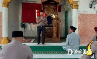 Cegah Laka Lantas, Kapolsek Tambang Ingatkan Warga Kampar Tidak Beri Motor ke Anak di Bawah Umur