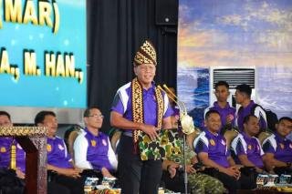 Semarak HUT ke-81 Marinir, Kejuaraan Karate Piala Pangkormar Dibuka di Lampung